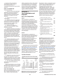 Instructions for IRS Form 1120 U.S. Corporation Income Tax Return, Page 18
