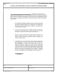 NRC Form 176 Security Acknowledgment/Special Nuclear Material Access Authorization Acknowledgment, Page 3