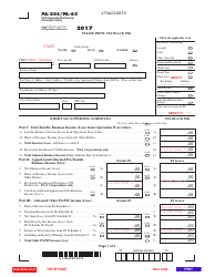 Document preview: Form PA-20s/65 Pa S Corporation/Partnership Information Return - Pennsylvania