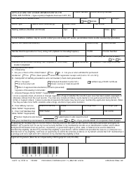 CAP Form 12 &quot;Application for Senior Membership in the Civil Air Patrol&quot;