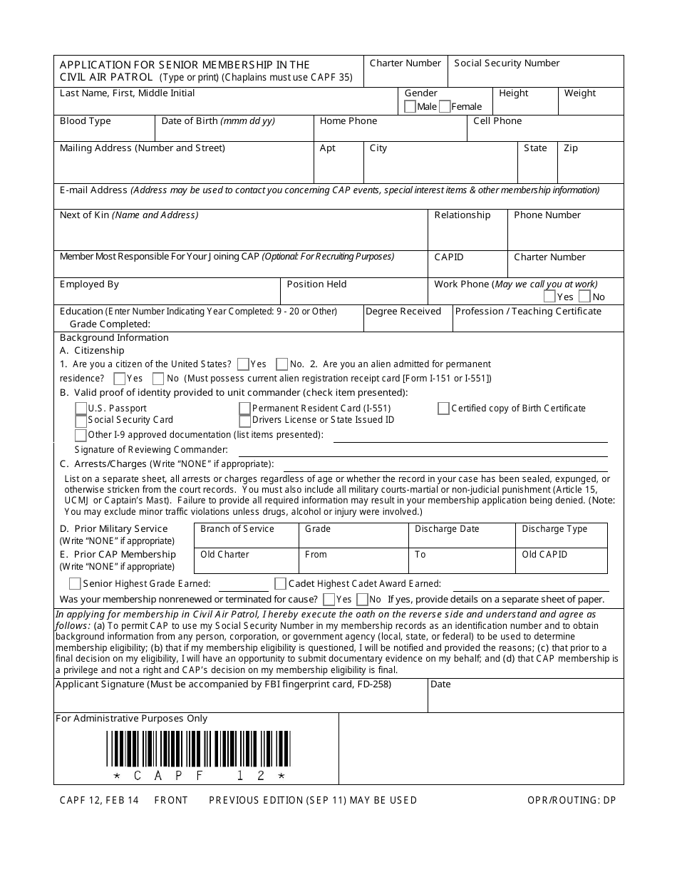 cap-form-12-download-fillable-pdf-or-fill-online-application-for-senior