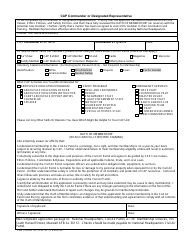 CAP Form 12 &quot;Application for Senior Membership in the Civil Air Patrol&quot;, Page 2