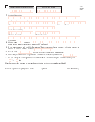Form CAT1 Commercial Activity Tax Registration - Ohio, Page 2
