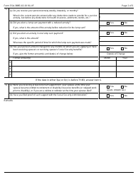 Form SSA-3885 Government Pension Questionnaire, Page 2