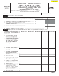 Document preview: Form N-40 Schedule J Trust Allocation of an Accumulation Distribution - Hawaii