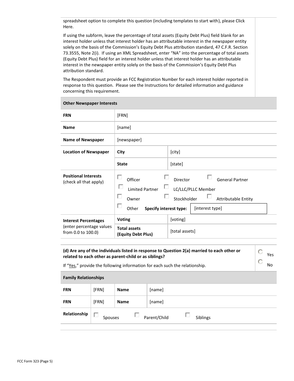 FCC Form 323 Ownership Report for Commercial Broadcast Stations, Page 23