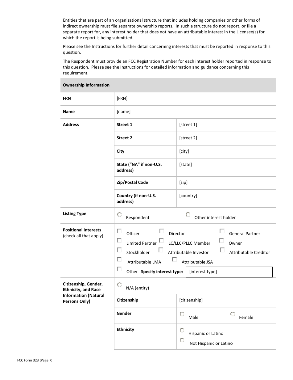 FCC Form 323 Ownership Report for Commercial Broadcast Stations, Page 25