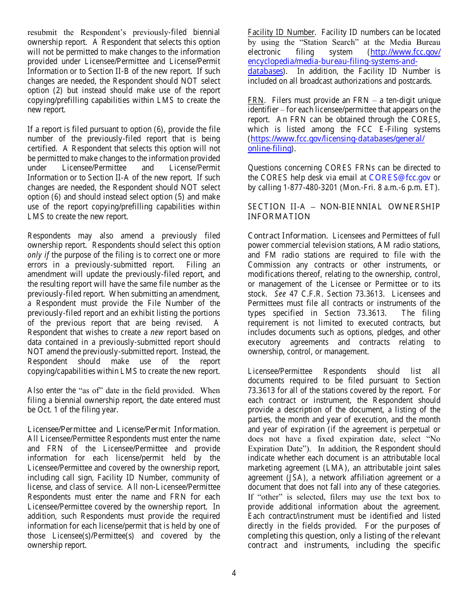 FCC Form 323 Ownership Report for Commercial Broadcast Stations, Page 4