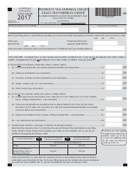 Document preview: Form 1040ME Schedule PTFC/STFC Property Tax Fairness Credit Sales Tax Fairness Credit - Maine
