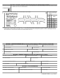 Form SF-91 Motor Vehicle Accident Report, Page 2