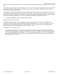 Instructions for FCC Form 500 Universal Service for Schools and Libraries Funding Commitment Adjustment Request Form, Page 2