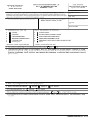 Form SF-299 Application for Transportation and Utility Systems and Facilities on Federal Lands