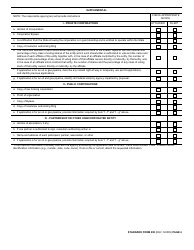 Form SF-299 Application for Transportation and Utility Systems and Facilities on Federal Lands, Page 4