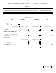 SEC Form 2430 (X-17A-5) Part IIB Focus Report, OTC Derivatives Dealer, Page 5