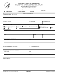Document preview: Form HHS-520 Request for Approval of Outside Activity