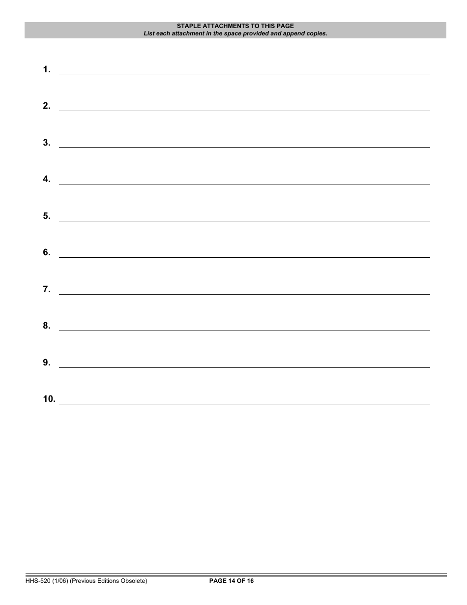 Form HHS-520 Request for Approval of Outside Activity, Page 14