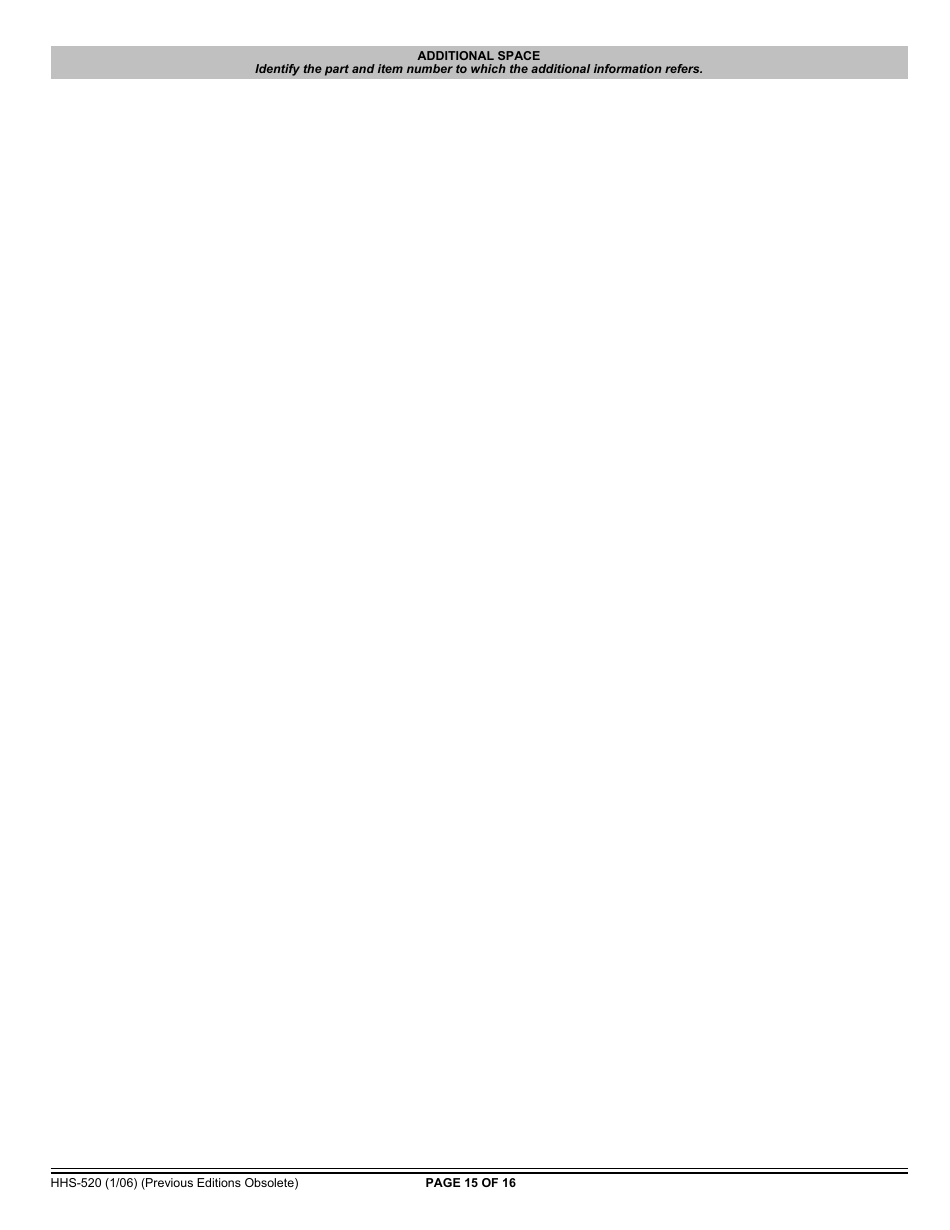 Form HHS-520 Request for Approval of Outside Activity, Page 15