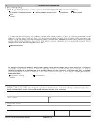 Form HHS-520 Request for Approval of Outside Activity, Page 2