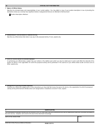 Form HHS-520 Request for Approval of Outside Activity, Page 6