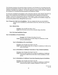Instructions for FCC Form 1205 Determining Costs of Regulated Cable Equipment and Installation, Page 23