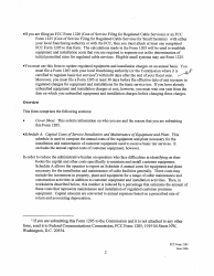 Instructions for FCC Form 1205 Determining Costs of Regulated Cable Equipment and Installation, Page 2