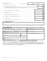 Form 5119 City of Detroit Nonresident Income Tax Return - Michigan, Page 3