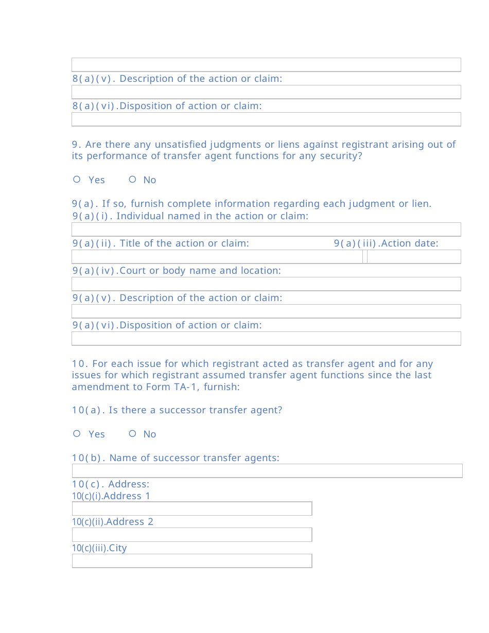SEC Form 1669 (TA-W) Notice of Withdrawal From Registration as Transfer Agent Pursuant to Section 17a of the Securities Exchange Act of 1934, Page 3