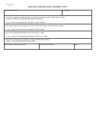 Document preview: Form NLRB-554 Business Identification Number Form