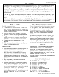 Form DR-405 Tangible Personal Property Tax Return - Florida, Page 3