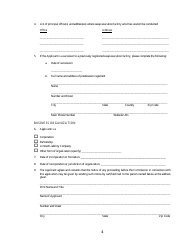 CFTC Form SEF Swap Execution Facility Application or Amendment to Application for Registration, Page 4