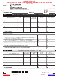 Form REV-802 Schedule C-6 Add-Back for Intangible Expenses or Cost and Related Interested - Pennsylvania