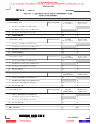 Form REV-802 Schedule C-6 Add-Back for Intangible Expenses or Cost and Related Interested - Pennsylvania, Page 2