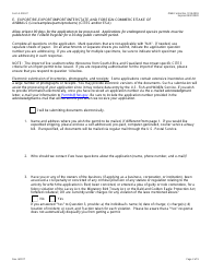 FWS Form 3-200-37 Federal Fish and Wildlife Permit Application Form, Page 2