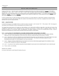 Form 323-IPT Residential Economic Redevelopment and Growth Tax Credit - New Jersey, Page 2