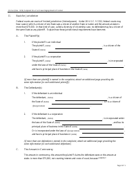 Form Pro Se4 Complaint for a Civil Case Alleging Breach of Contract, Page 3