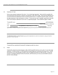 Form Pro Se4 Complaint for a Civil Case Alleging Breach of Contract, Page 4