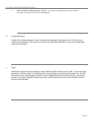 Form Pro Se2 Complaint and Request for Injunction, Page 5