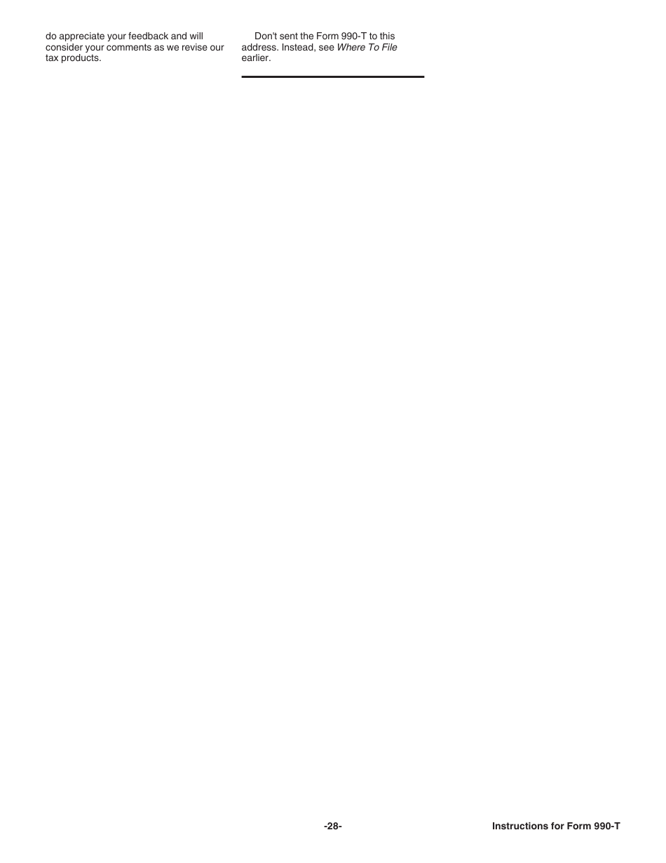 Instructions for IRS Form 990-T Exempt Organization Business Income Tax Return (And Proxy Tax Under Section 6033(E)), Page 28