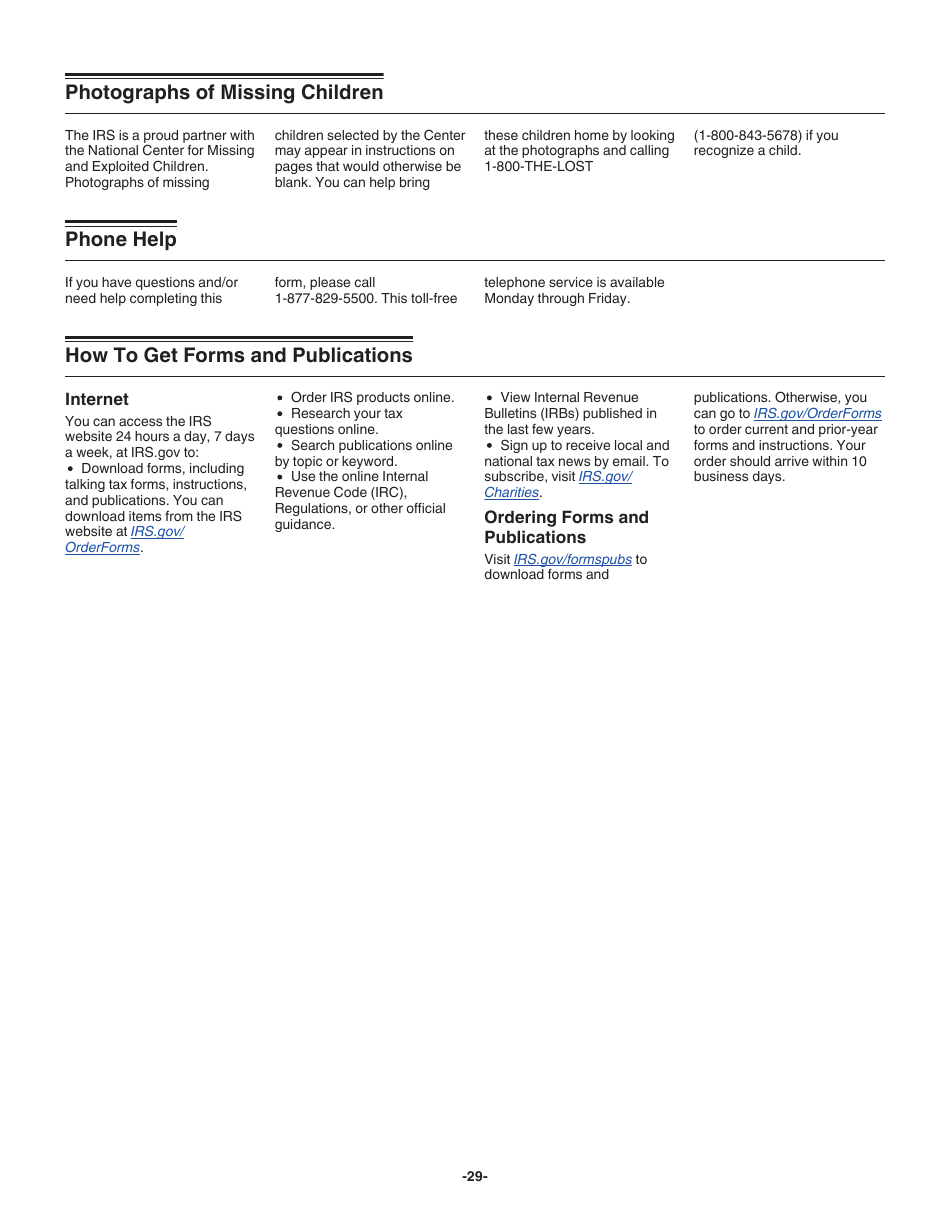 Instructions for IRS Form 990-T Exempt Organization Business Income Tax Return (And Proxy Tax Under Section 6033(E)), Page 29