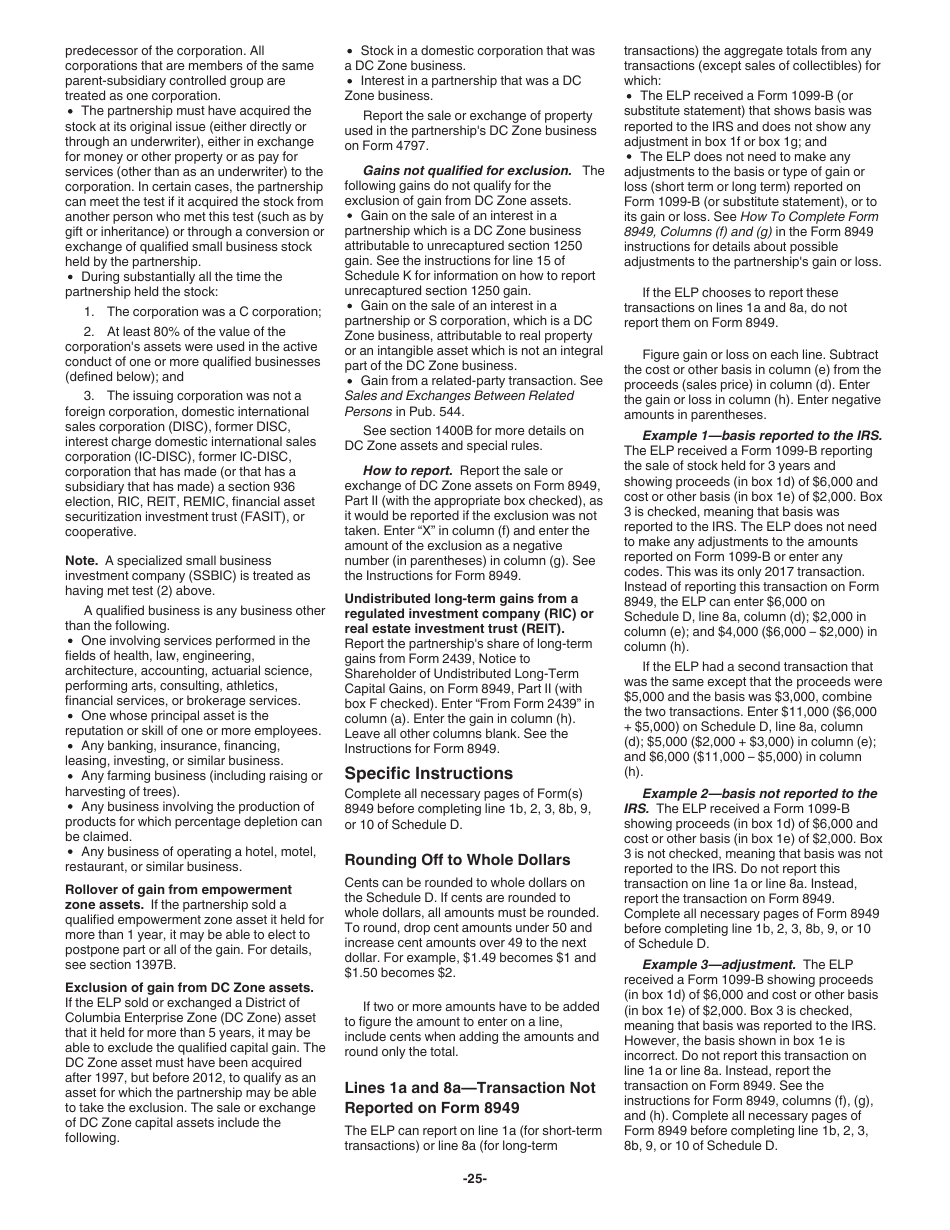 Instructions for IRS Form 1065-B U.S. Return of Income for Electing Large Partnerships, Page 25