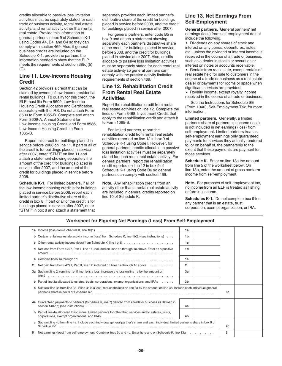 Instructions for IRS Form 1065-B U.S. Return of Income for Electing Large Partnerships, Page 29