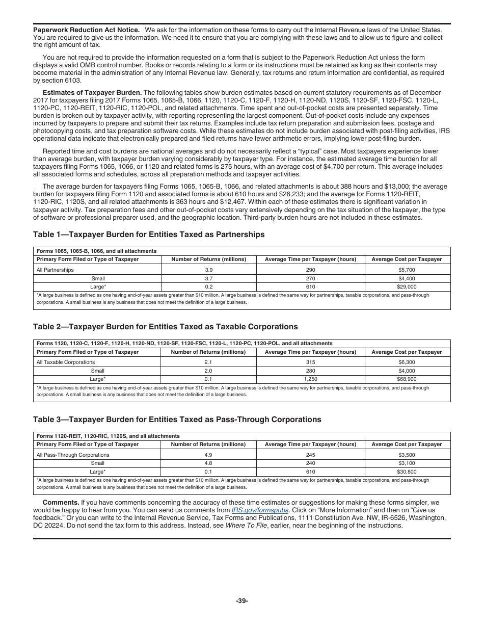 Instructions for IRS Form 1065-B U.S. Return of Income for Electing Large Partnerships, Page 39