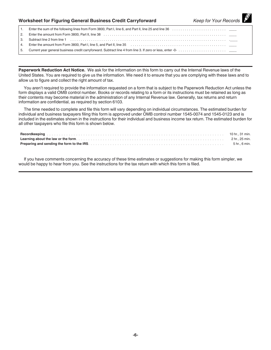 Instructions for IRS Form 6765 Credit for Increasing Research Activities, Page 6