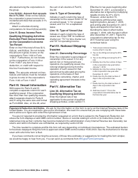 Instructions for IRS Form 8902 Alternative Tax on Qualifying Shipping Activities, Page 3