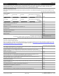 IRS Form 433-A (OIC) Collection Information Statement for Wage Earners and Self-employed Individuals, Page 6