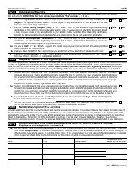 IRS Form 1023 Application for Recognition of Exemption, Page 2