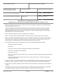 IRS Form 4422 Application for Certificate Discharging Property Subject to Estate Tax Lien, Page 2