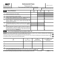 Document preview: IRS Form 6627 Environmental Taxes