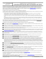 IRS Form 14154 (EN-SP) Form W-7 Checklist (English/Spanish), Page 2