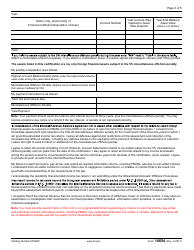 IRS Form 14654 Certification by U.S. Person Residing in the United States for Streamlined Domestic Offshore Procedures, Page 3